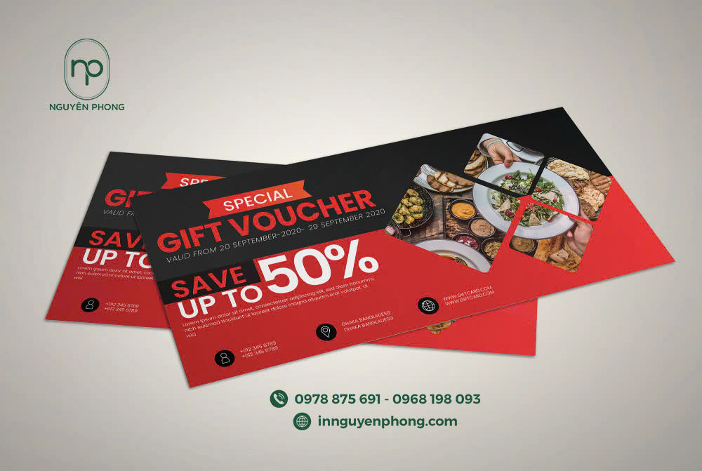Voucher đẹp mắt gia tăng giá trị thương hiệu